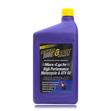 Load image into Gallery viewer, Royal Purple MAX CYCLE Synthetic Motorcycle Oil 10W40 946ML